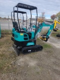 AGT QH12 Mini Excavator w/ 13.5 HP engine - Green