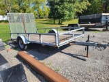 6.5' x 12' Galvanized Trailer