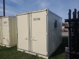 8' x 12' Portable Office / Storage w/ Man Door and Window