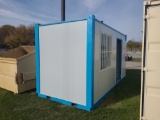 7' x 16' Portable Office with Toilet and Sink