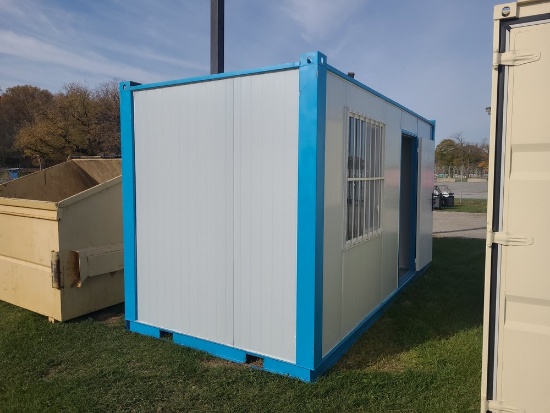 7' x 16' Portable Office with Toilet and Sink