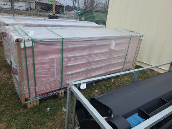 Red Steelman 10' 15 Drawer Work Bench