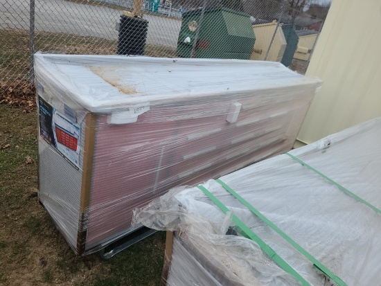 Red Steelman 10' 15 Drawer Work Bench
