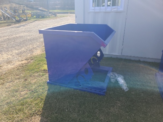 Blue Dump Hopper