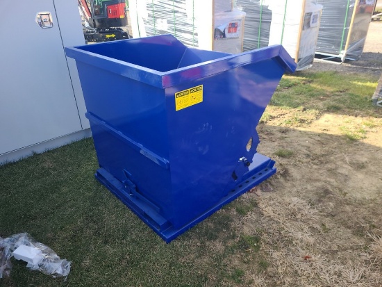 Blue Dump Hopper