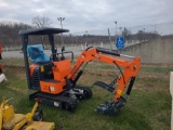 AGT L12 Mini Excavator w/ 13.5 HP engine - Orange