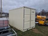 12' Container w/ Man Door & Window