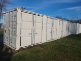 40' High Cube Container w/ 4 Side Doors