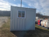 9' Container w/ Man Door & Window