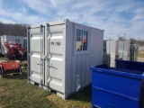 8' Container w/ Man & Window