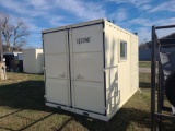 12' Storage / Office Container w/ Man Door & Window