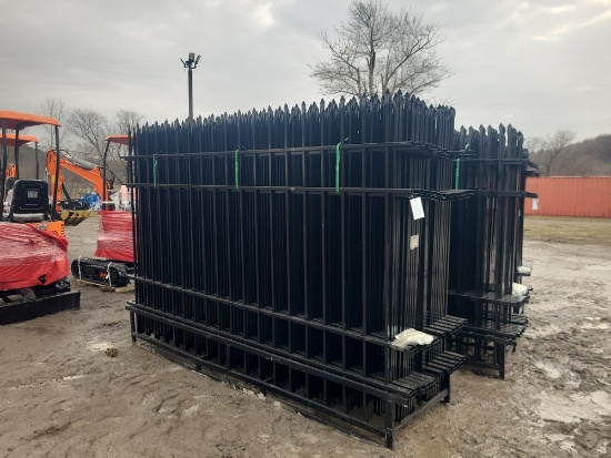 AGT 24 - 10' Sections Garden Fence w/ Hardware & Posts