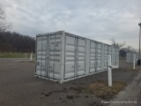 40' High Cube Shipping Container w/ 4 Side Doors