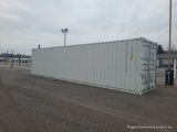 40' High Cube Shipping Container w/ 4 Side Doors