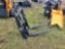 Wolverine Mini Skid Loader Fork Attachment