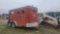 12' Red 2 Horse Trailer - No Title