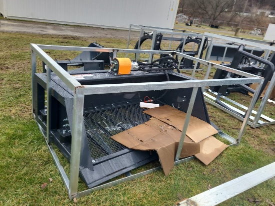 Wolverine 72" Sifting Bucket Attachment