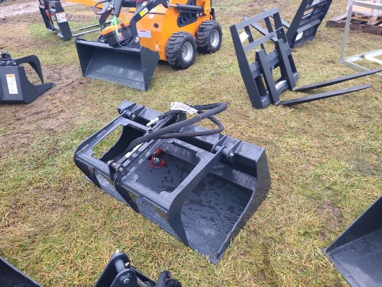 Wolverine 44" Grapple Bucket for Mini Skid Loader