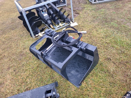 Wolverine 44" Grapple Bucket for Mini Skid Loader