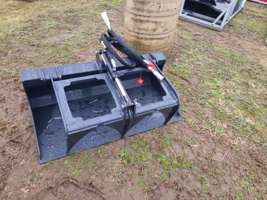 Wolverine 44" Grapple Bucket for Mini Skid Loader
