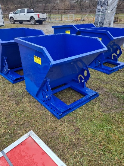 Blue Dump Hopper