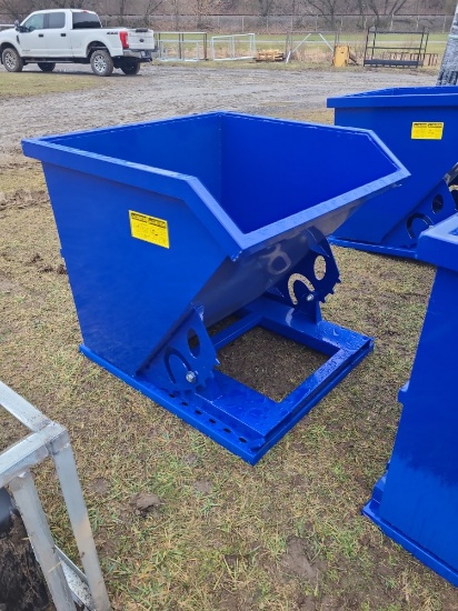Blue Dump Hopper