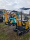 AGT H12 Mini Excavator - Yellow