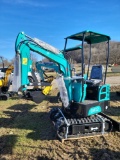 AGT QH12 Mini Excavator - Green
