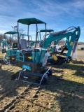 AGT QH12 Mini Excavator - Green