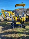 AGT QH12 Mini Excavator - Yellow