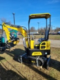 AGT QH12 Mini Excavator - Yellow