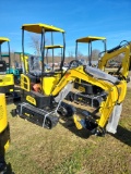 AGT QH12 Mini Excavator - Yellow