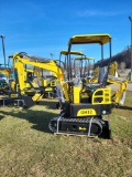 AGT QH12 Mini Excavator - Yellow