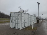 40' High Cube Shipping Container w/ 4 Side Doors