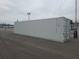 40' High Cube Shipping Container w/ 4 Side Doors