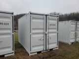 12' Container w/ Man Door & Window