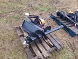 Mini Skid Loader Auger Attachment w/ 1 Bit