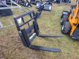 Wolverine Mini Skid Loader Fork Attachment