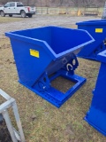 Blue Dump Hopper