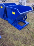 Blue Dump Hopper