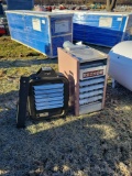 Reznor Gas Heater - 100,000 BTU & Single Phase Electric Heater w/ Mounting Bracket