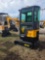 Yellow Captok CK10C Mini Excavator w/ Cab