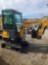 Yellow Captok CK10C Mini Excavator w/ Cab