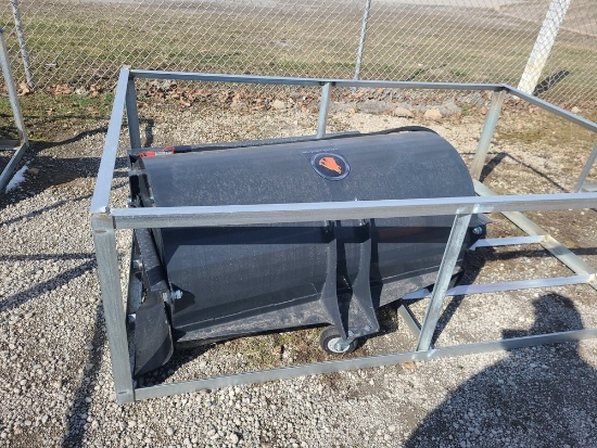 Wolverine Box Broom Attachment for Mini Skid Loader