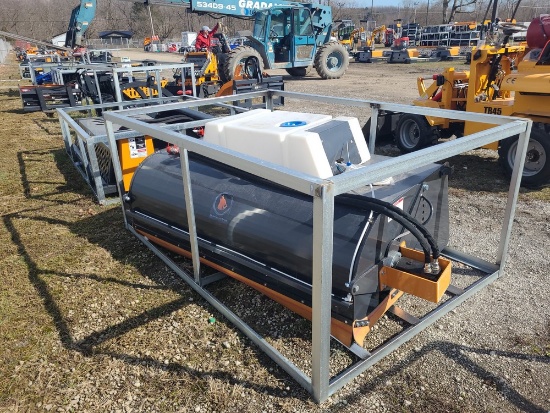 Wolverine 72" Box Broom w/ Dust Control & Controls