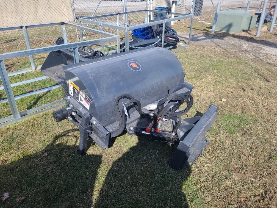 Mini Skid Loader Wolverine 48" Power Angle Broom