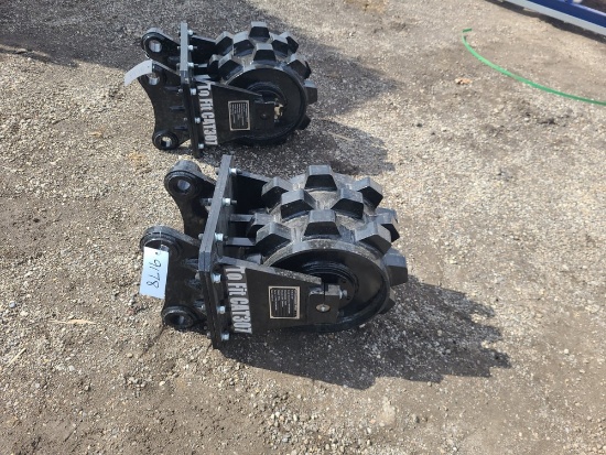 GIYI 12" Ditch Compactor - Fits CAT 307