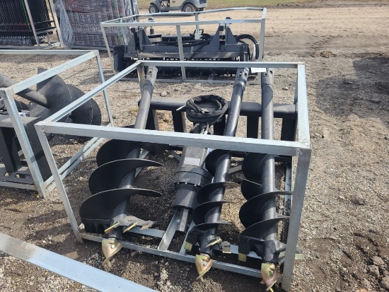 Auger Attachment w/ 3 Bits