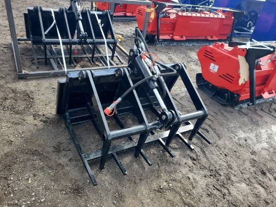 48" Skid Steer Grabber Attachment