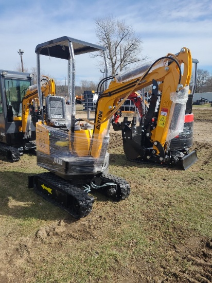 Yellow Captok CK10 Mini Excavator